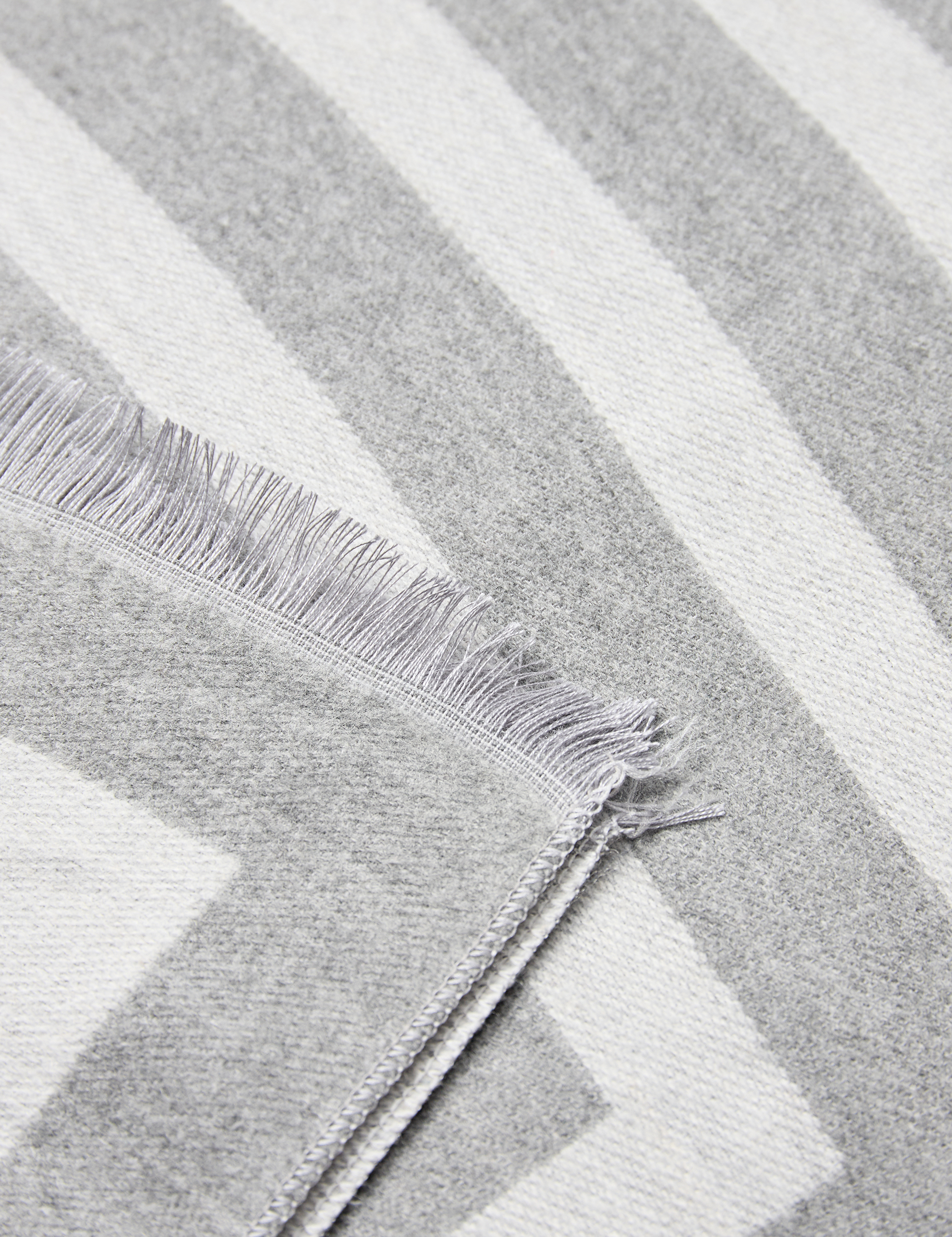 Leveté Room - Hartley 1 Scarf Lt Grey Melange Com - 5