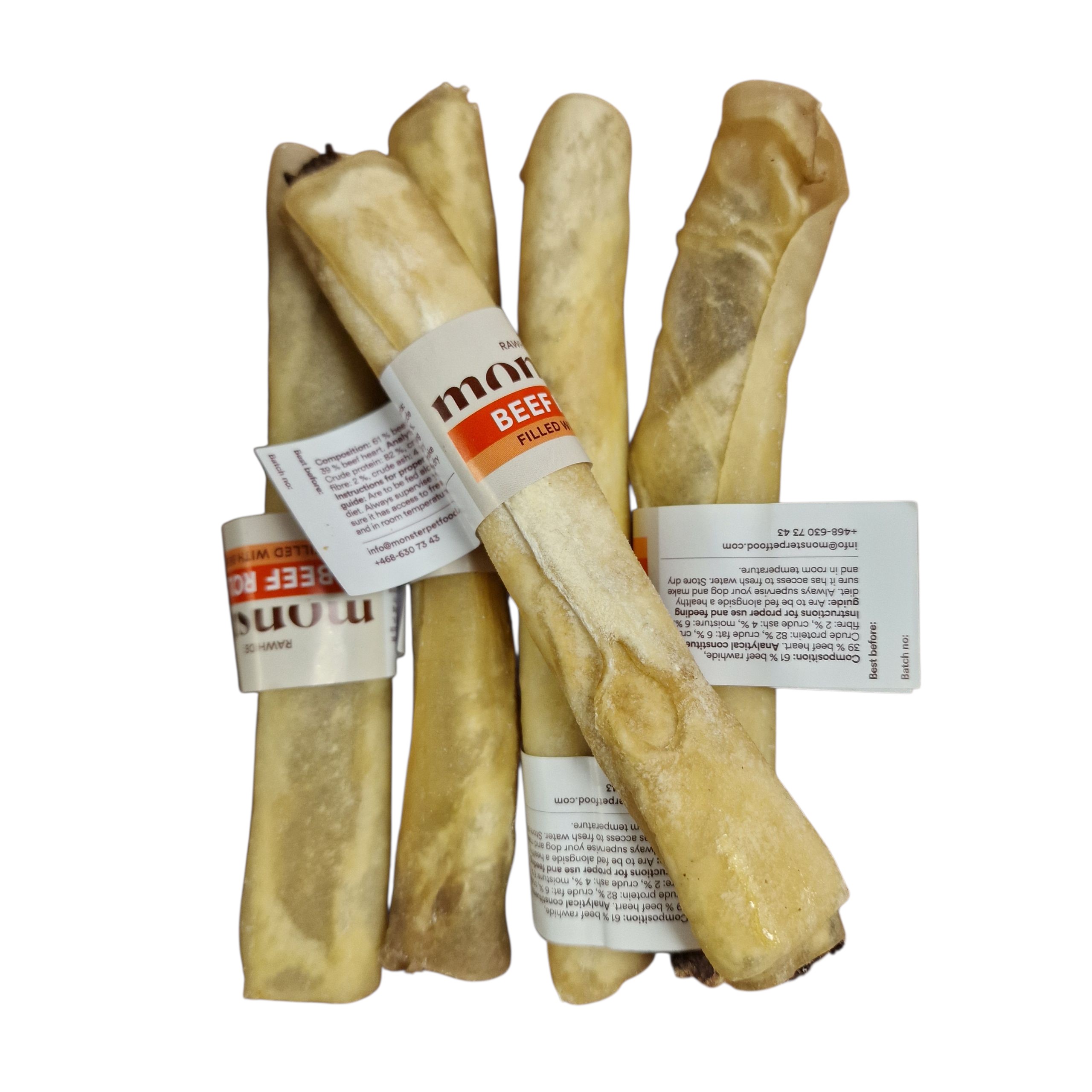 Monster Rawhide Beef Filled Beef Large (Svenskt) - 2