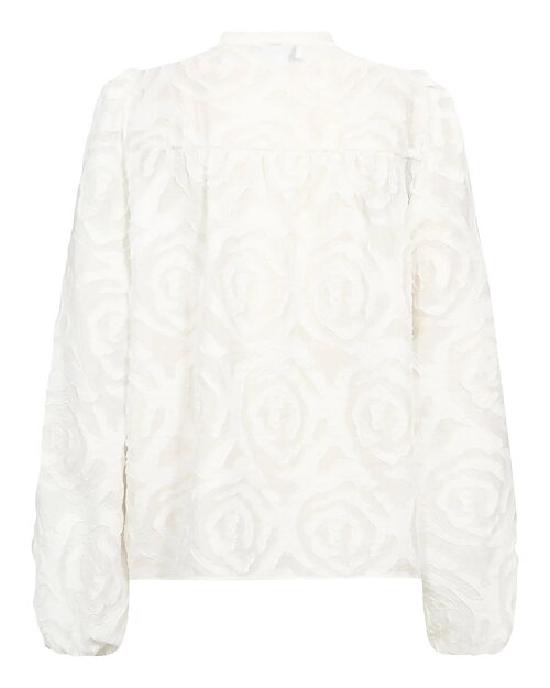 Blus Inga rosor offwhite - 6
