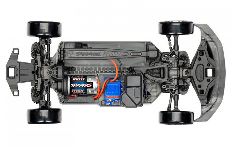 Traxxas 4-TEC Drift 2WD Mustang XL-5 TQi Grön - 6