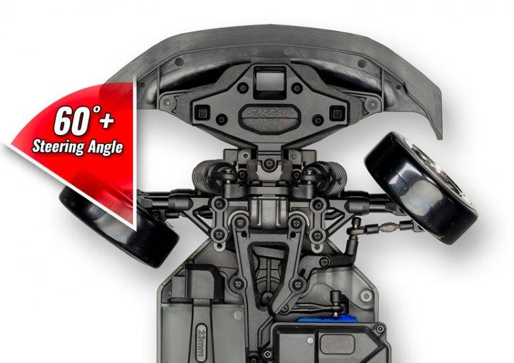 Traxxas 4-TEC Drift 2WD Mustang XL-5 TQi Vit - 16