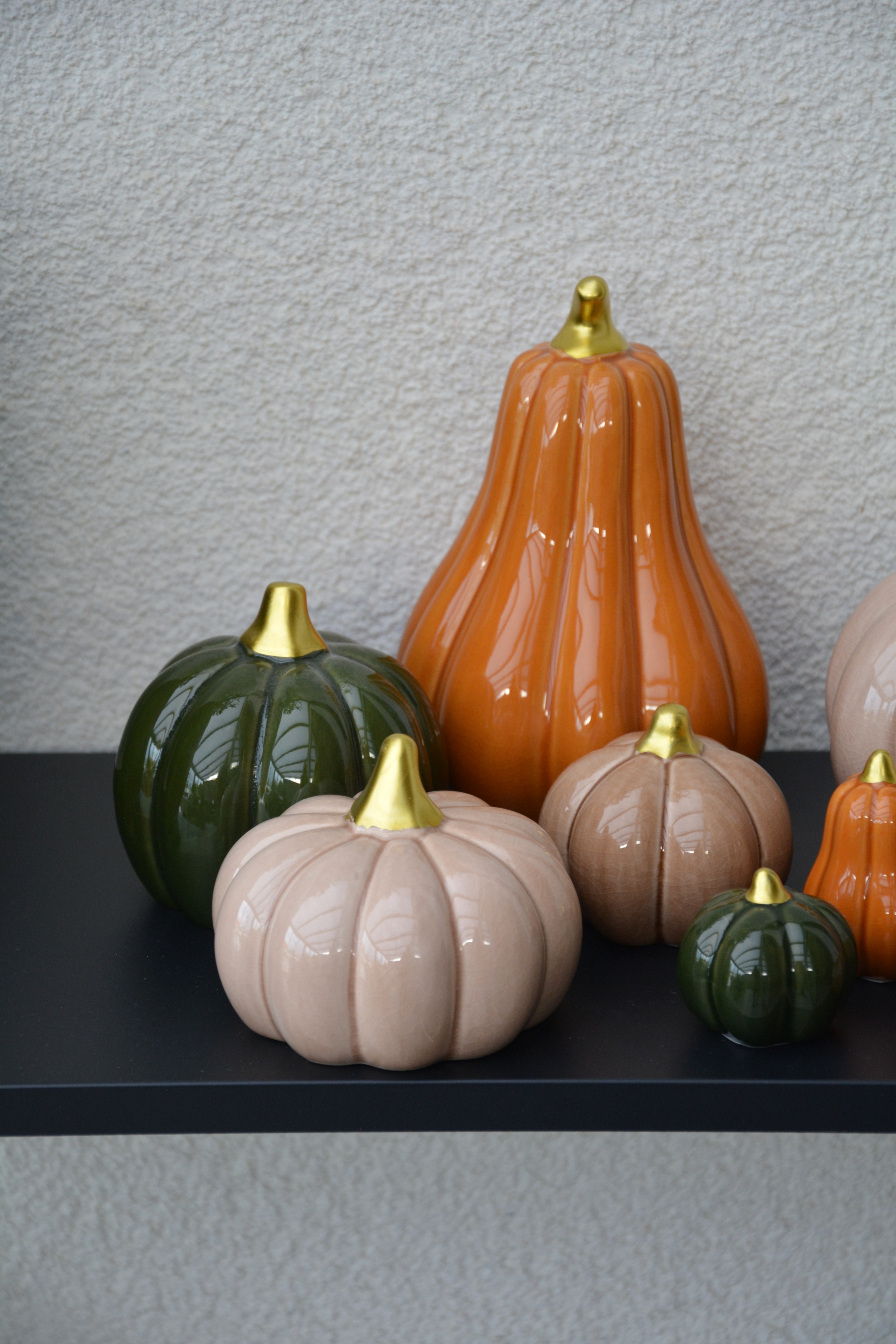 Pumpa beige stor låg 10,5 cm keramik - 3