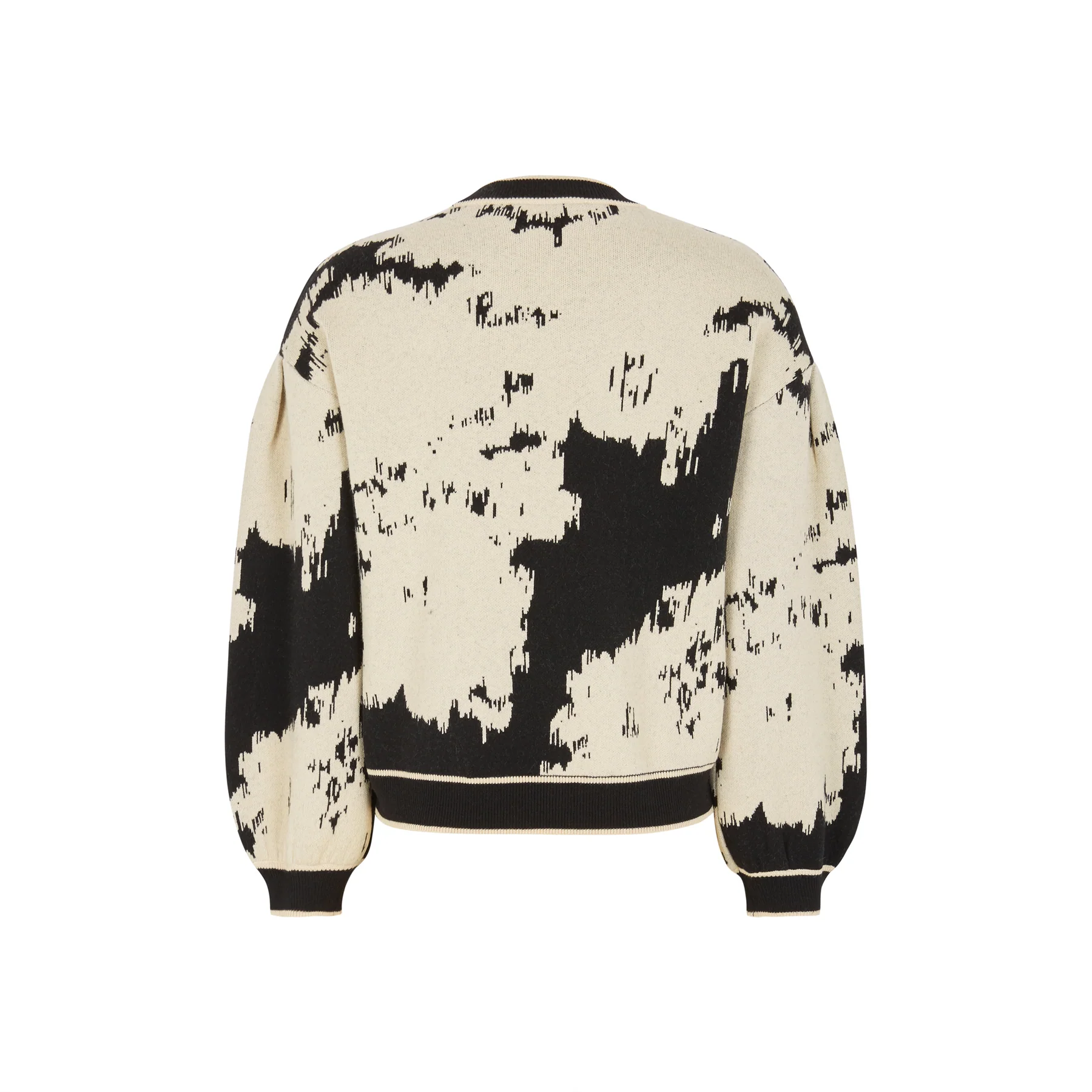 Soft Rebels -  Rogue Pattern Knit Jacquard Pattern Arctic Wolf - 5