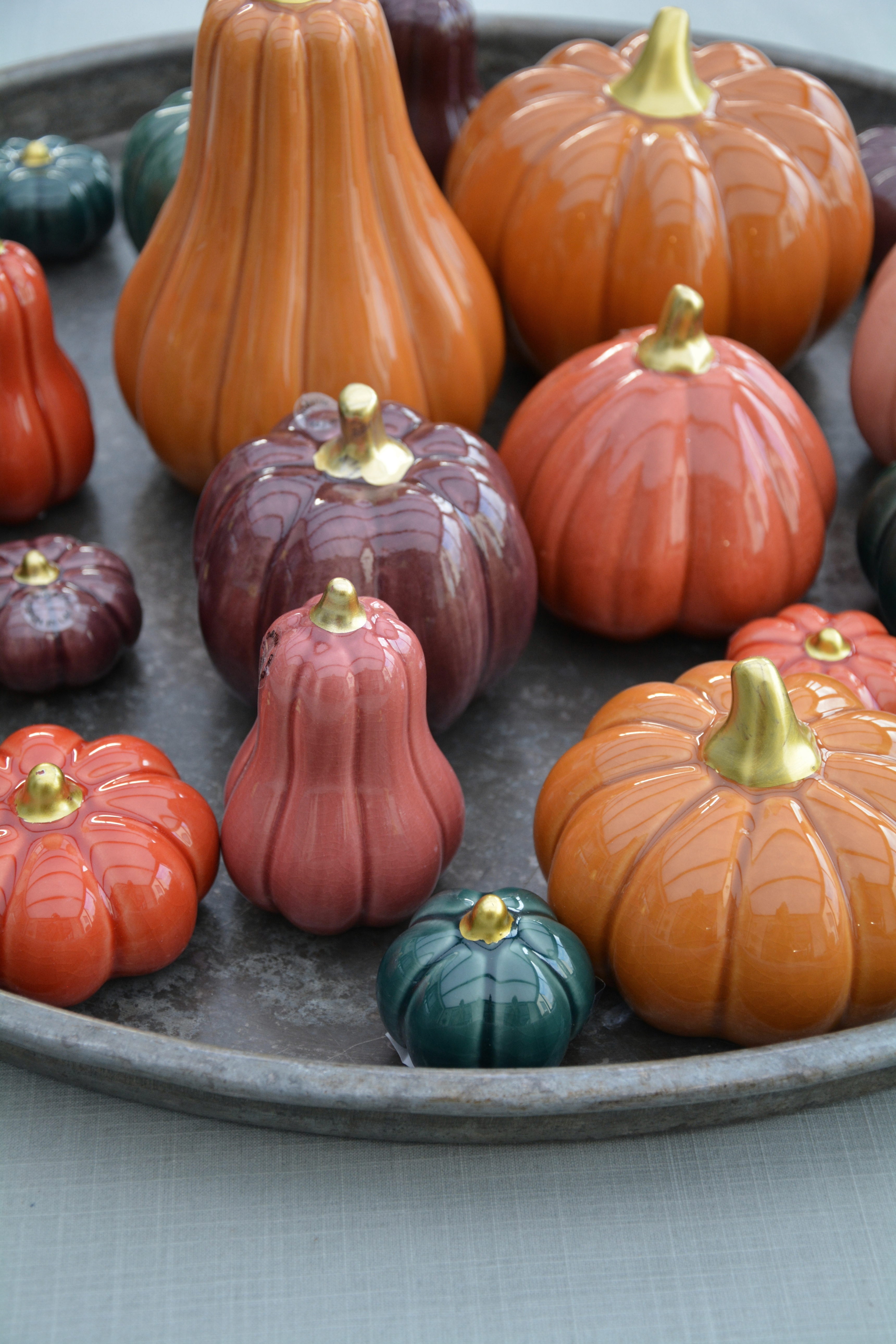 Pumpa hallon mellan hög 9,2 cm keramik