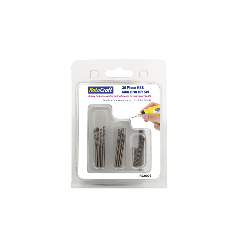 30pc HSS Mini Drill Bit set