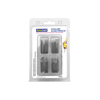 24pc HSS Carving & Milling set