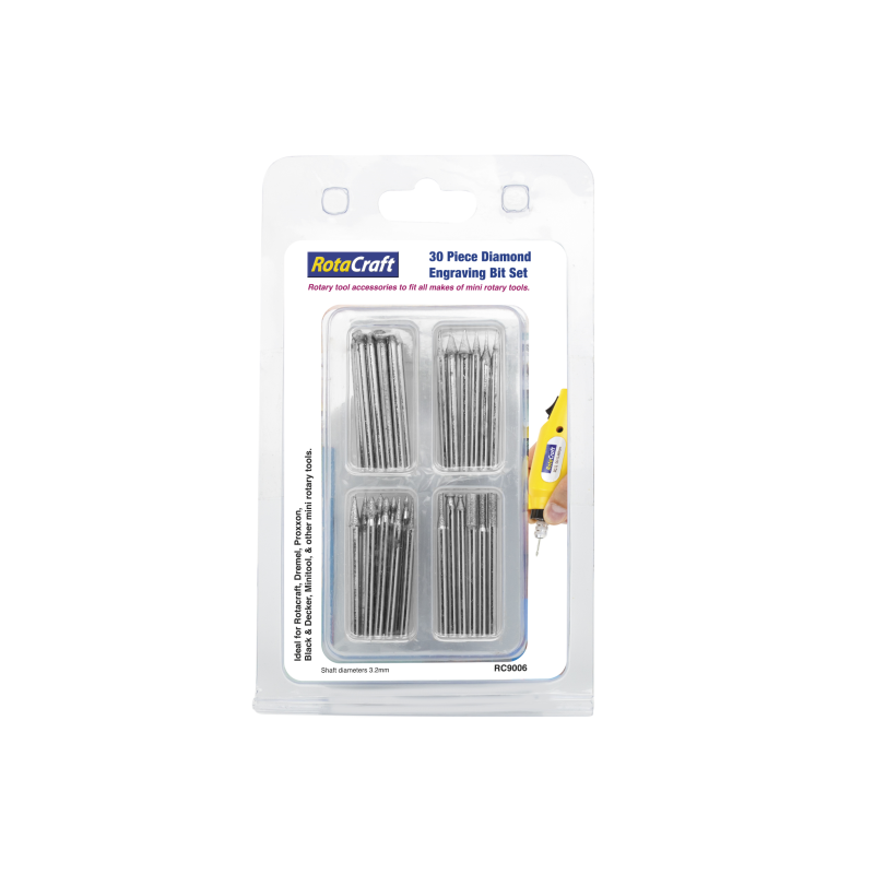 30pc Diamond Engraving Bit set