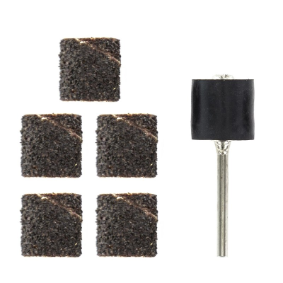 SANDING DRUM AND 5 BANDS - COARSE