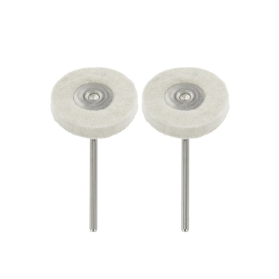 2 SOLID FELT WHEEL BUFFS