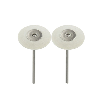 2 KNIFE-EDGE FELT WHEEL BUFFS