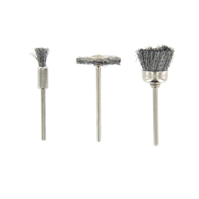 3 ASSTD STEEL BRUSHES