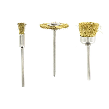 3 ASSTD BRASS BRUSHES