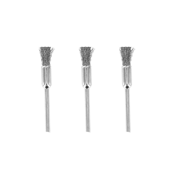 3 STEEL PENCIL BRUSHES