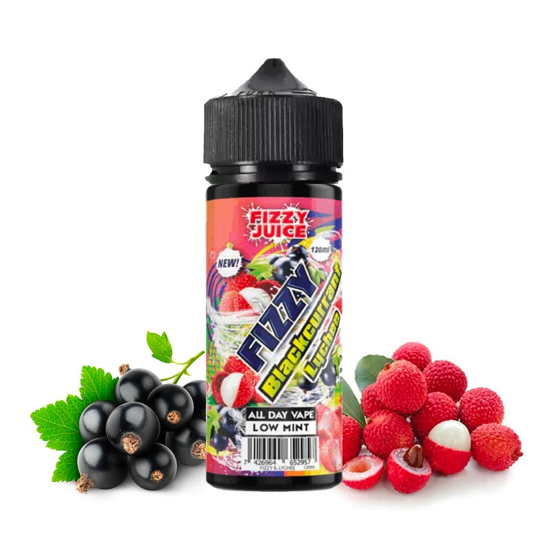 Fizzy Blackcurrant Lychee 120ML