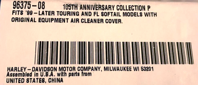 Kit-105Th Collection,Twin Cam,FL & FLST1999-05 - 2