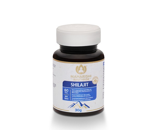 Shilajit (mumijo) 995 mg  60 tab.  Maharishi Ayurveda med kvalitetskontroll