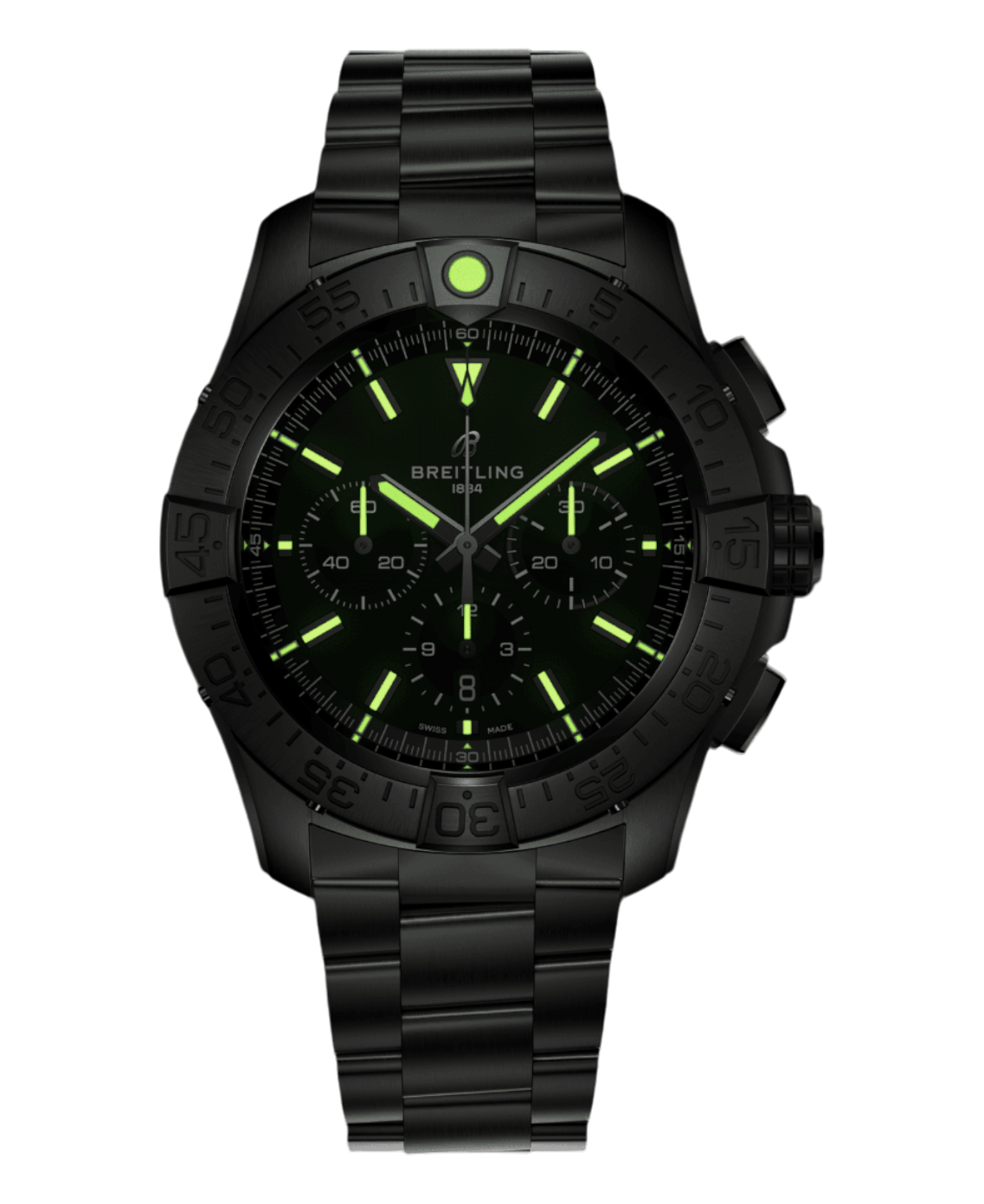 Breitling EB0148101B1E1 Avenger B01 Chronograph svart 46 mörk