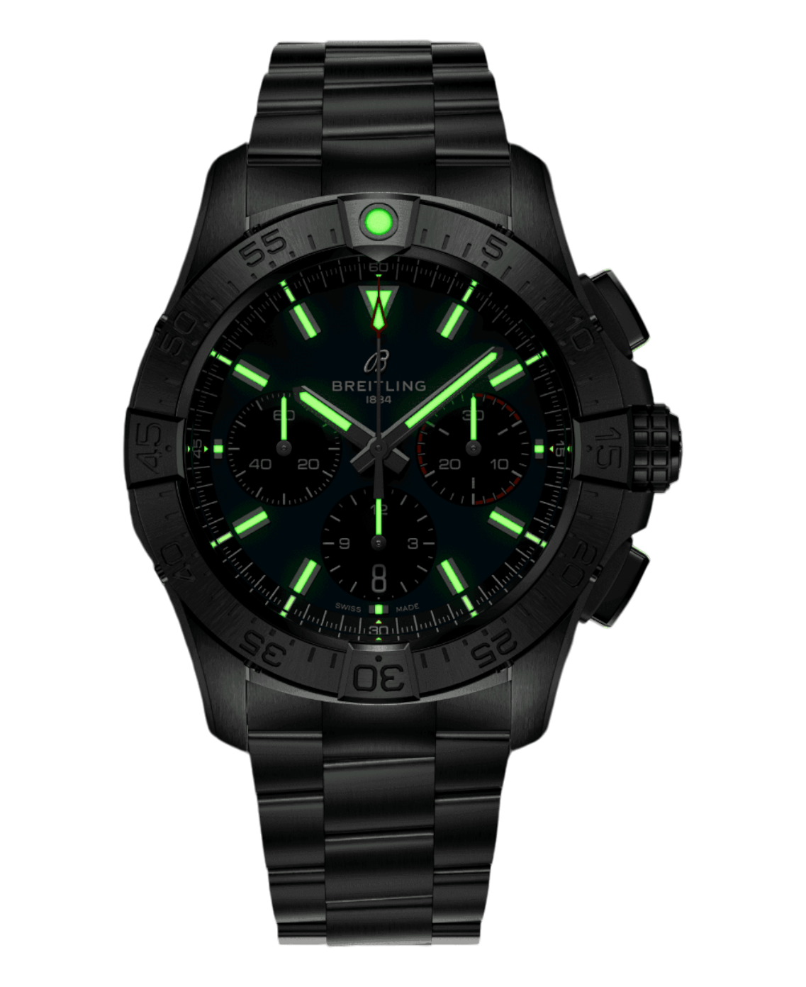 Breitling AB0146101C1A1 Avenger B01 Chronograph blå 42 mörk
