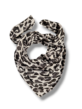 Scarf leo grå/svart
