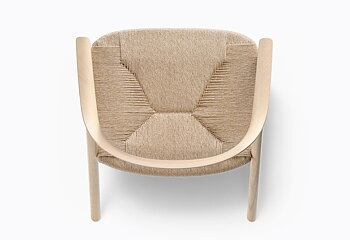 Chair with straw seat