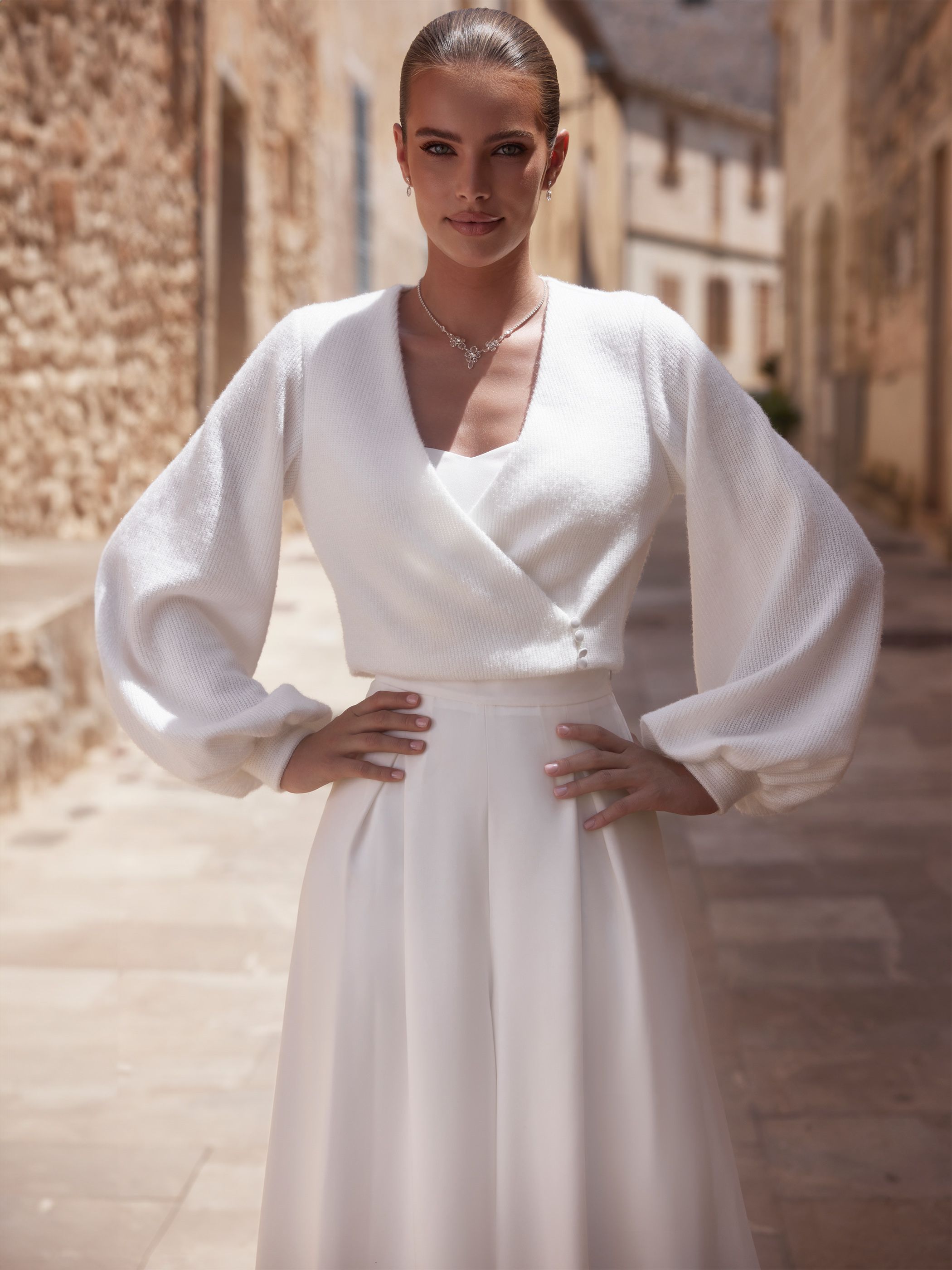 Kofta i fusk cashmere  E476