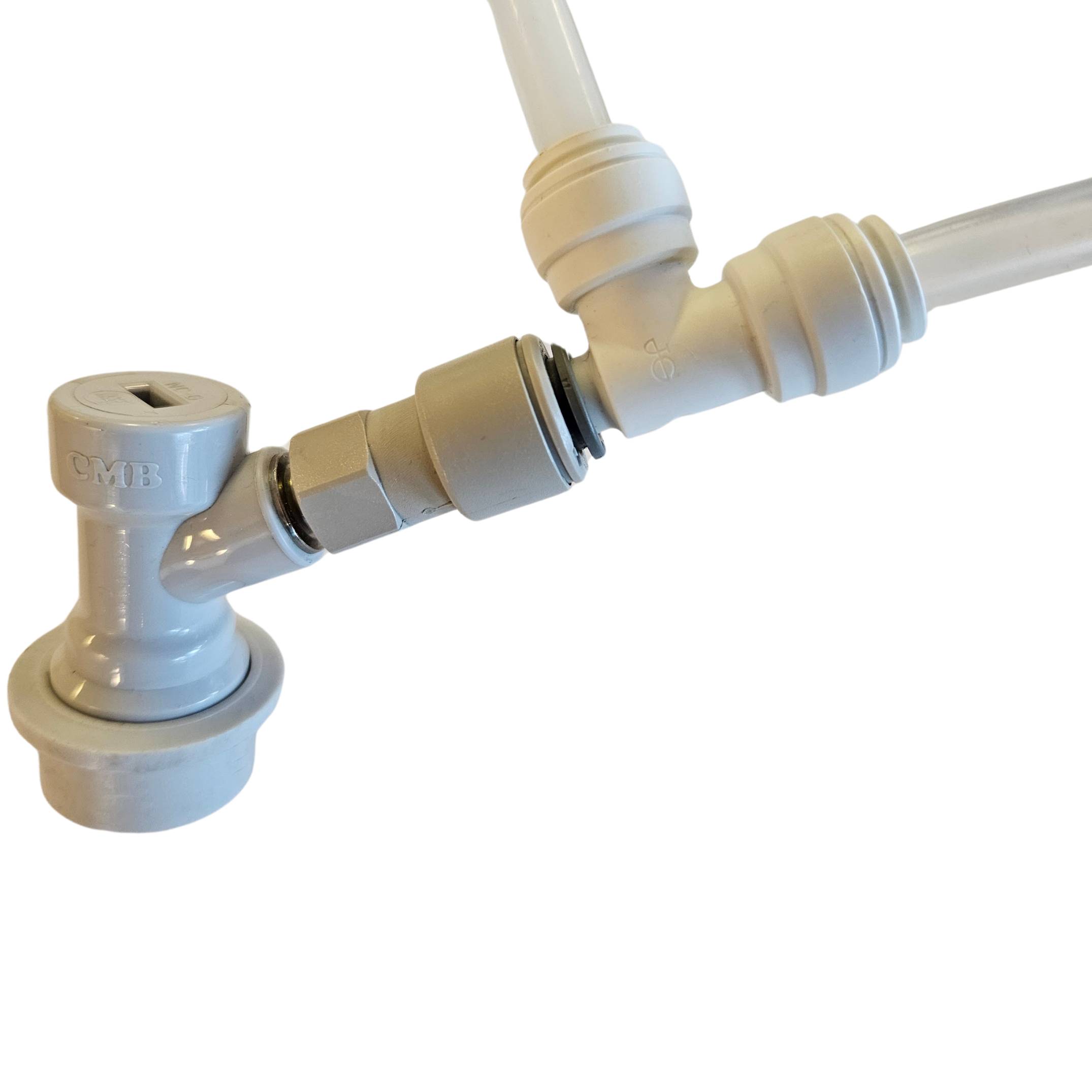 John Guest Stem Tee 3/8" - 2