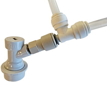 John Guest Stem Tee 3/8"