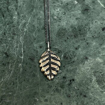 Necklace BJÖRK recycled bronze