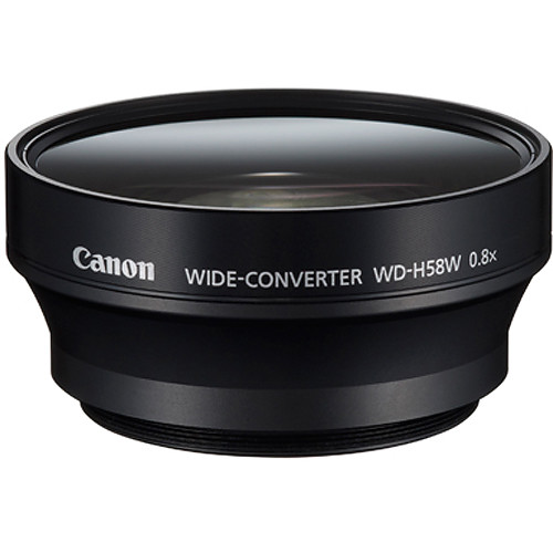 Canon WD-H58W Wide Converter Lens for Select Canon HD Camcorders - 3