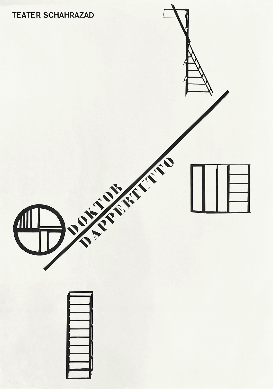 TEATER SCHAHRAZAD — DOKTOR DAPERTUTTO (35 x 50)