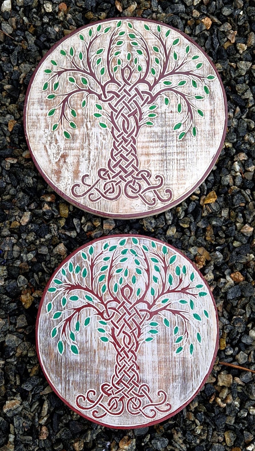 Livets Träd/ Yggdrasil - Keltiskt mönster - Väggdekoration - 2