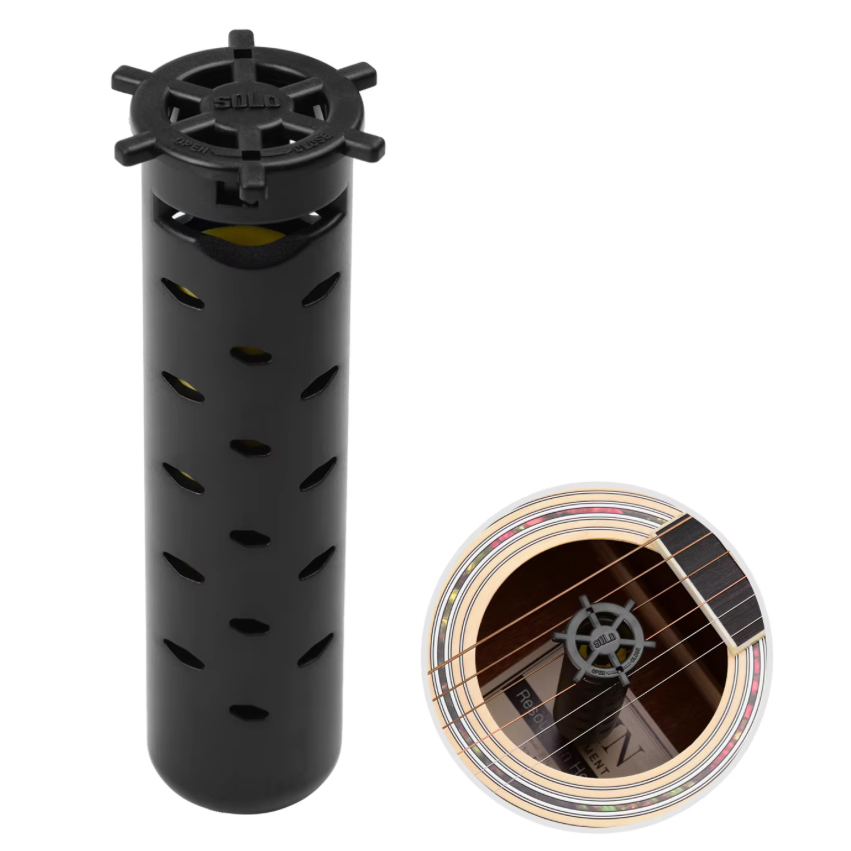 Acoustic Guitar Sound Hole Humidifier (Black) - 2