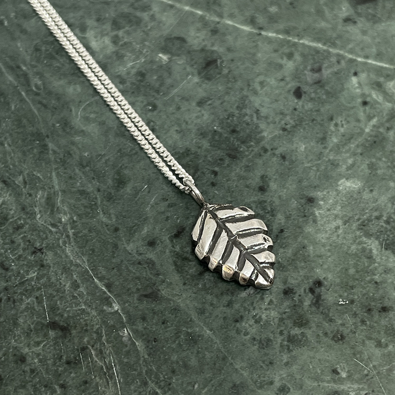 Necklace BJÖRK recycled silver - 3
