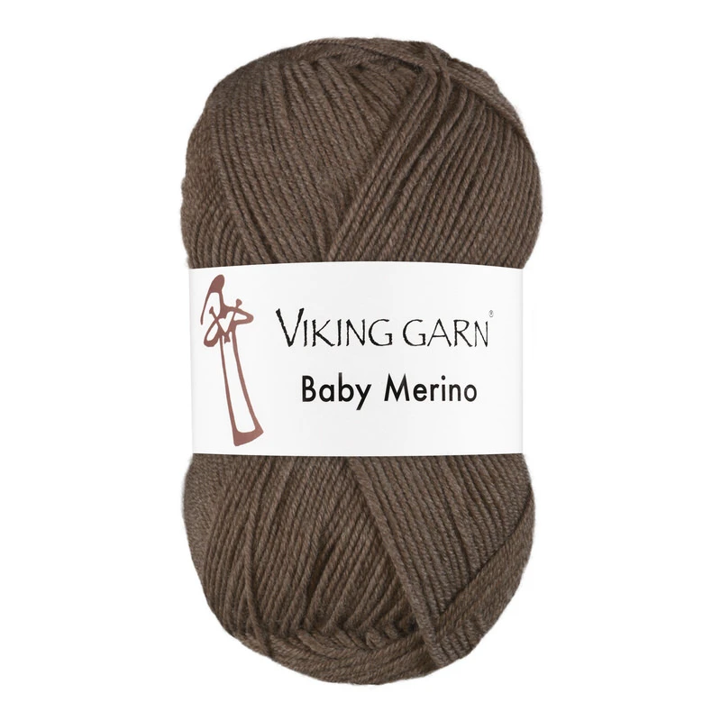 Baby Merino Brun melerad
