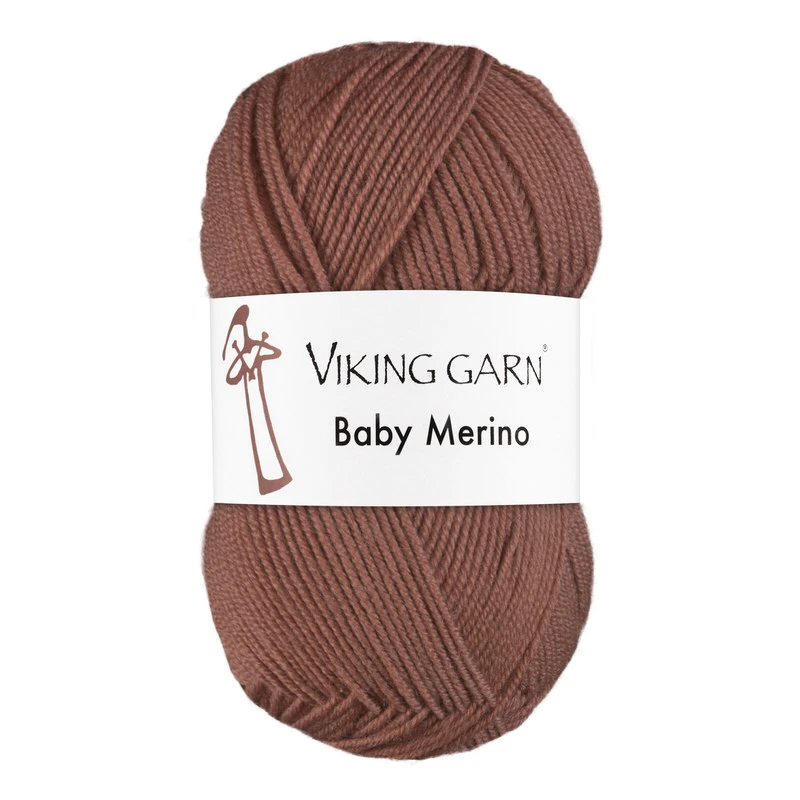 Baby Merino Rödbrun