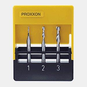 Proxxon SKAFTFRÄSSATS. 3 DELAR 1.0-2.0-3.0 MM