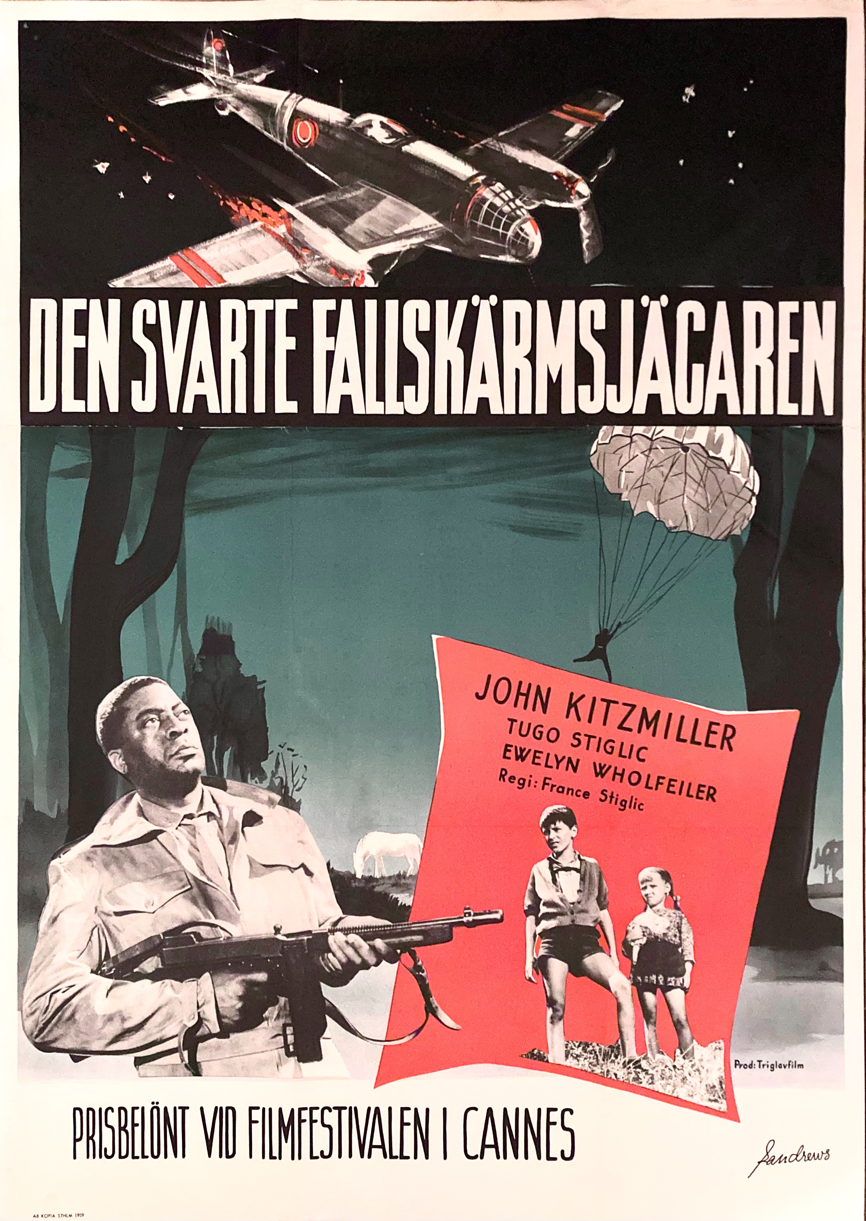 DEN SVARTE FALLSKÄRMSJÄGAREN (1956)