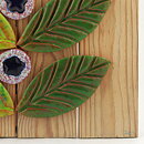 Thomas Hellström (1960s) Joyous Flower Wall Plaque 36 cm