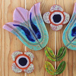 Thomas Hellström (1960s) Joyous Flower Wall Plaque 36 cm