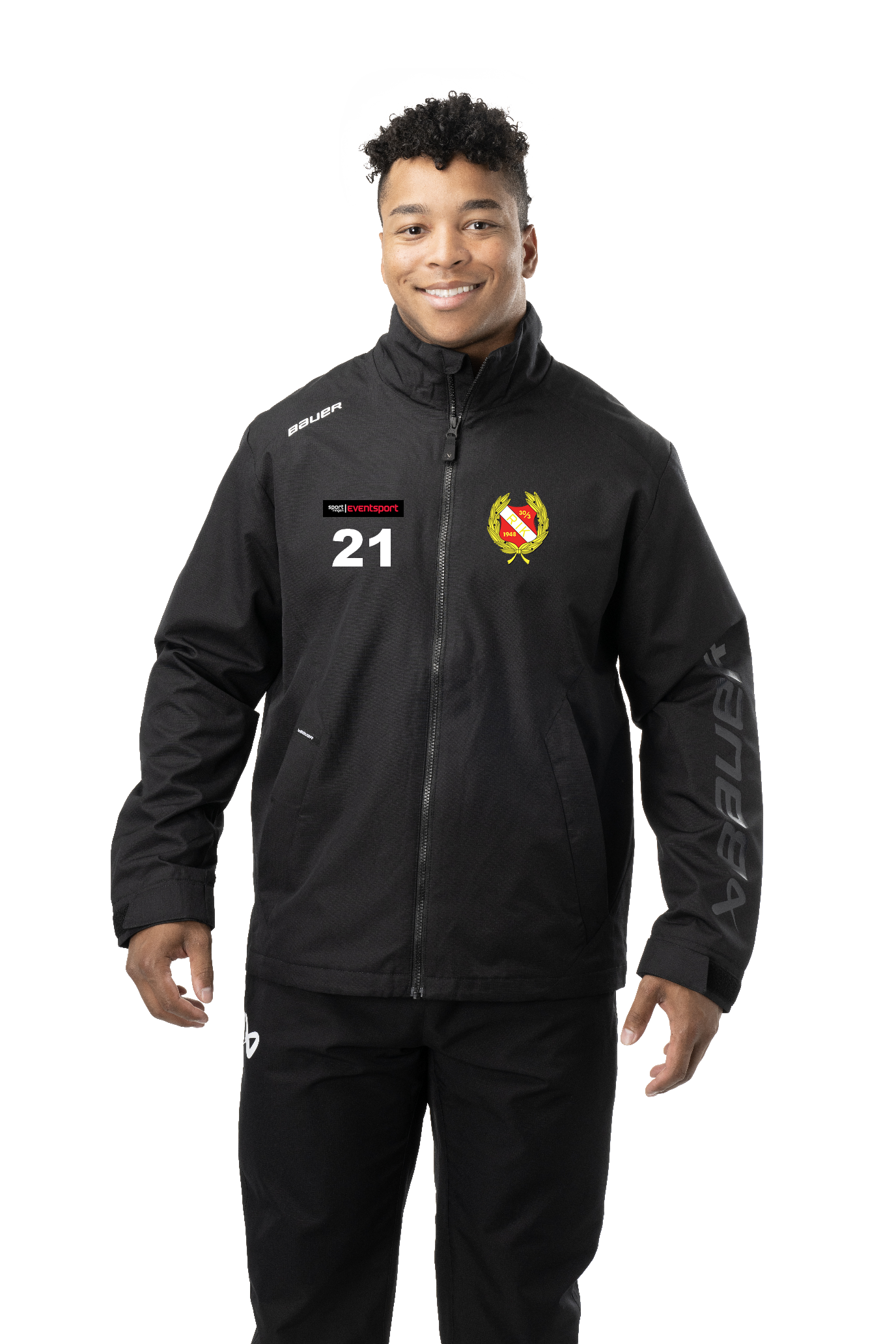 Bauer Lightweight Jacket Sr S24 (Svart) Rönnäng IK