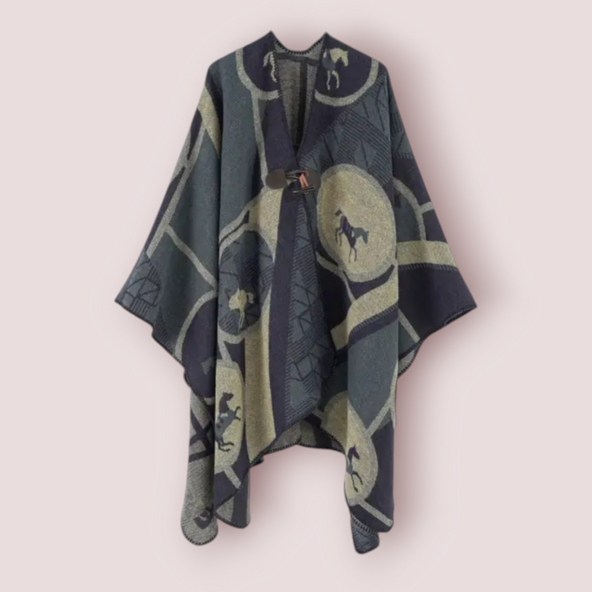 Cozy cashmere poncho - 3