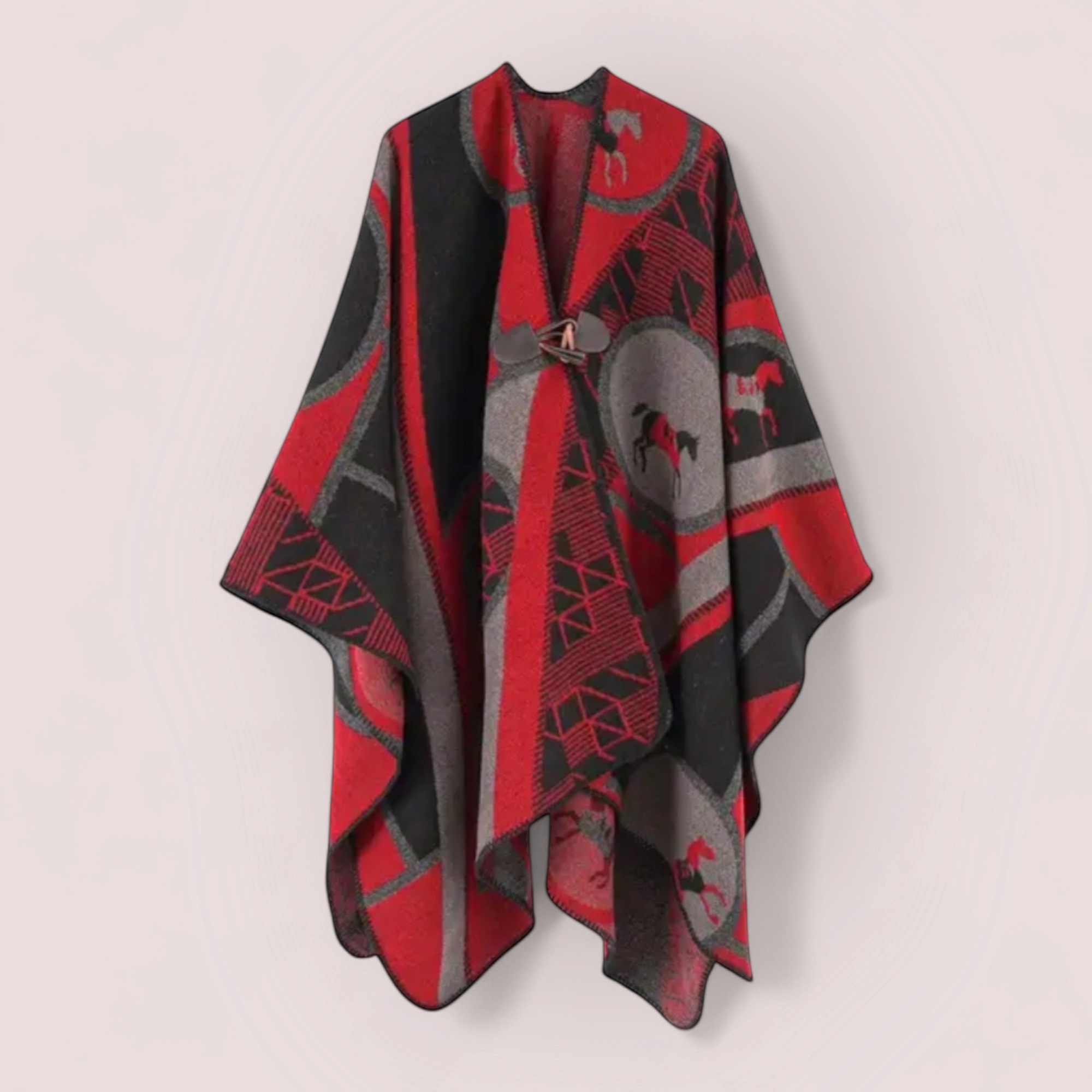 Cozy cashmere poncho - 5