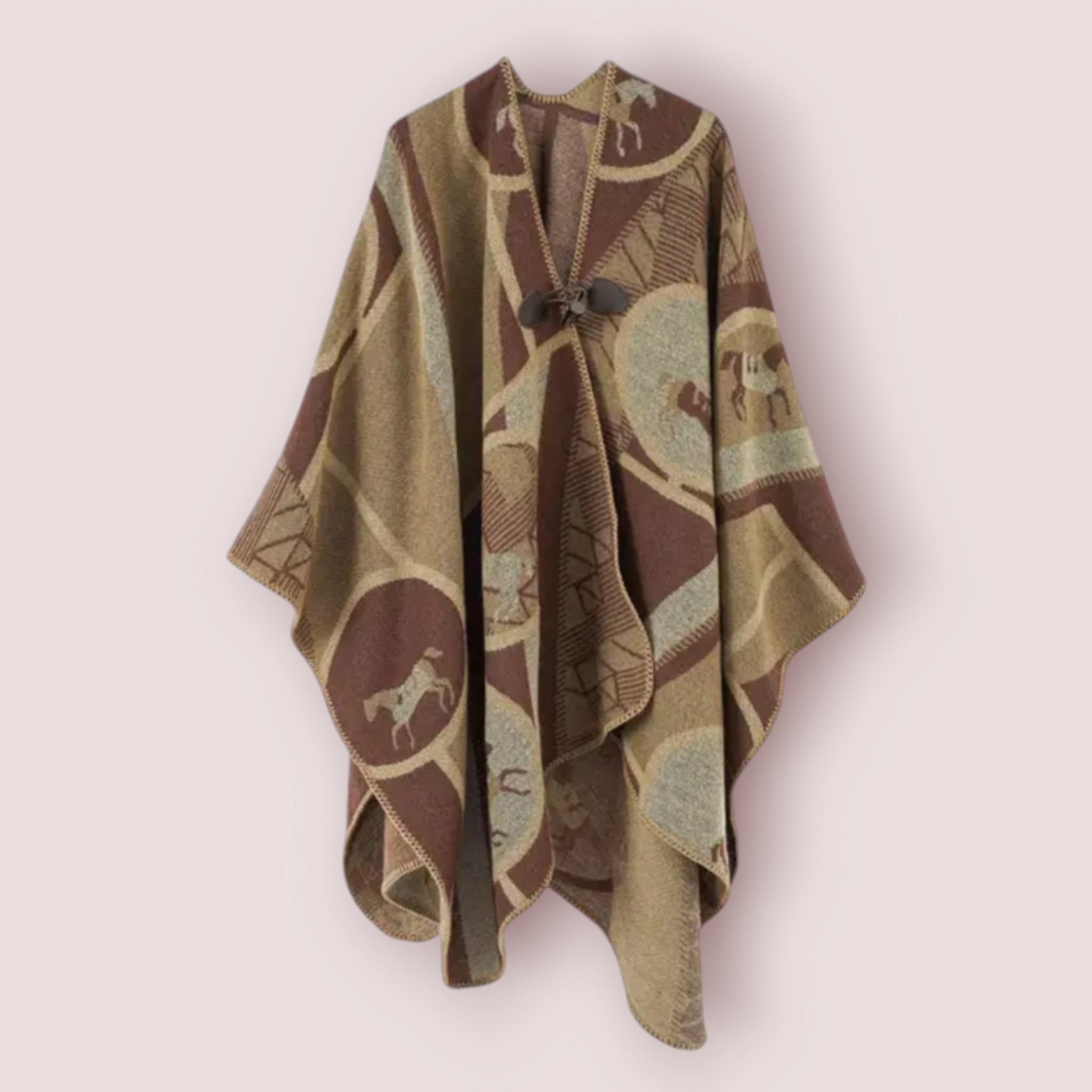 Cozy cashmere poncho - 2