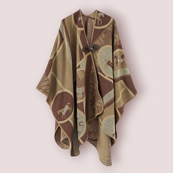 Cozy cashmere poncho
