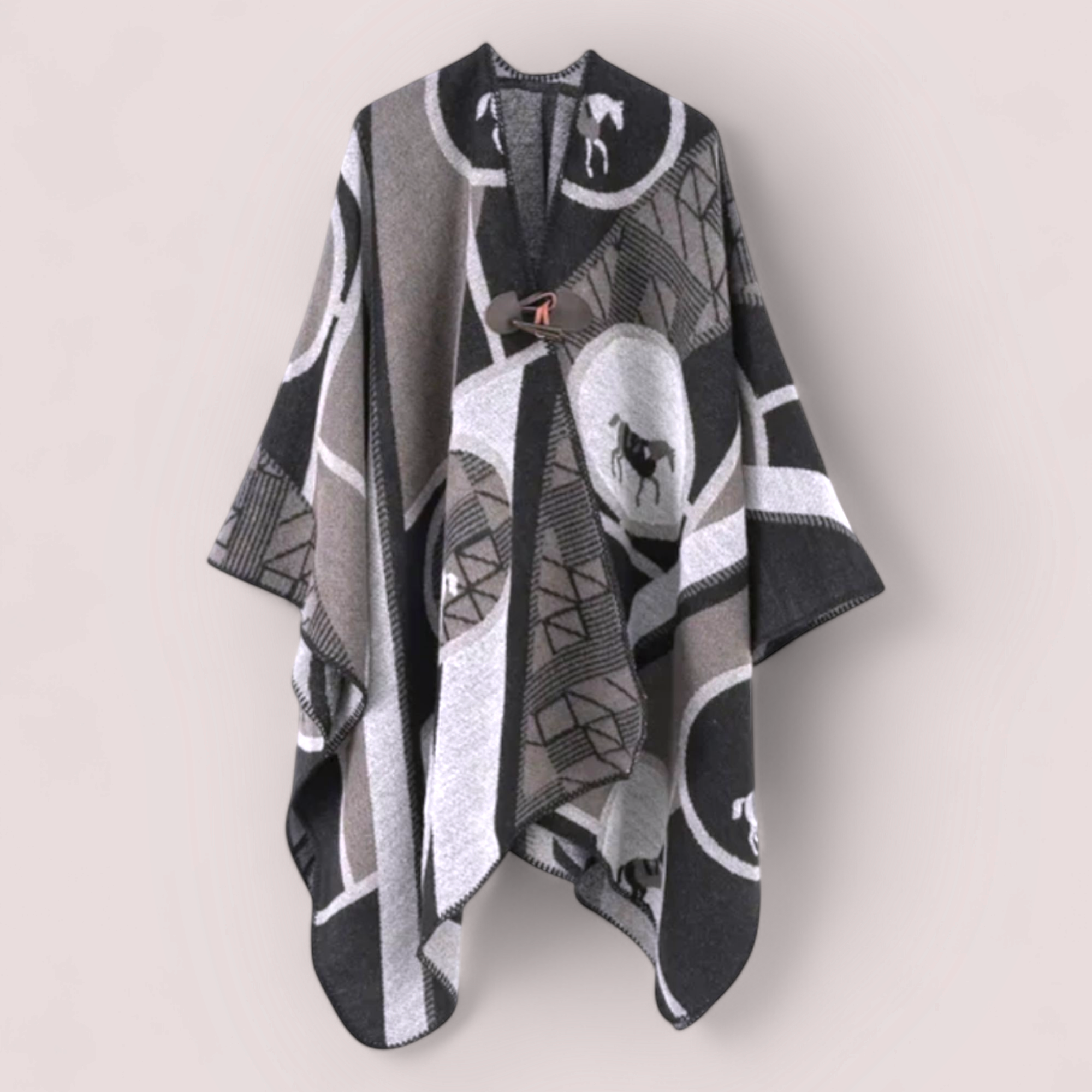 Cozy cashmere poncho - Gullfaxe
