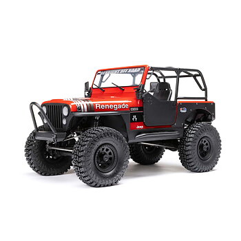 Axial 1/10 SCX10 III Jeep CJ-7 4WD Brushed RTR, Röd