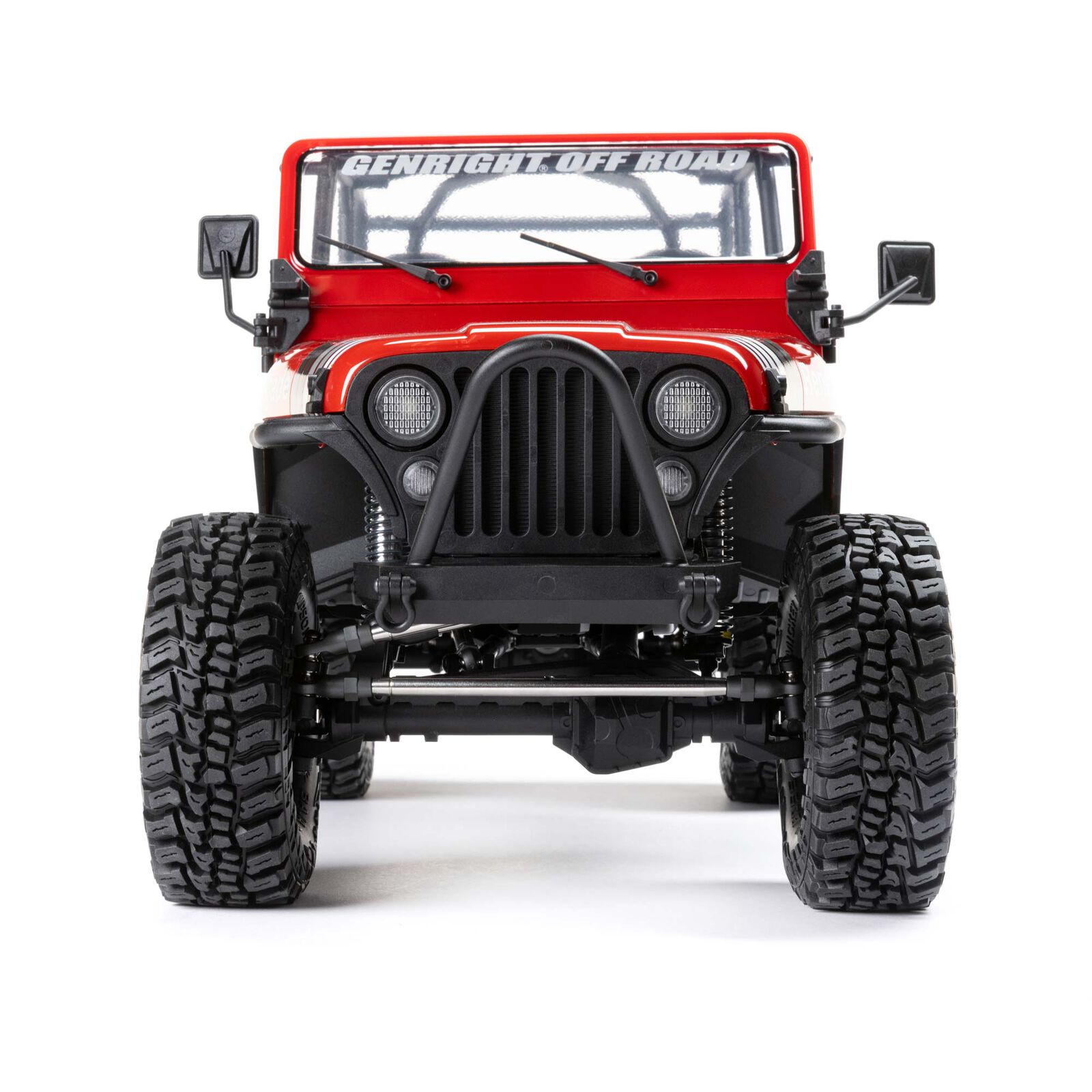 Axial 1/10 SCX10 III Jeep CJ-7 4WD Brushed RTR, Röd - 8
