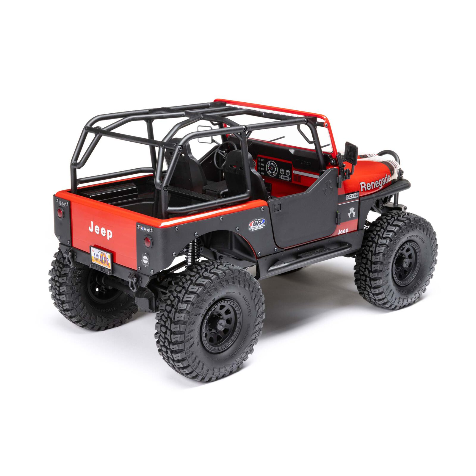 Axial 1/10 SCX10 III Jeep CJ-7 4WD Brushed RTR, Röd - 5