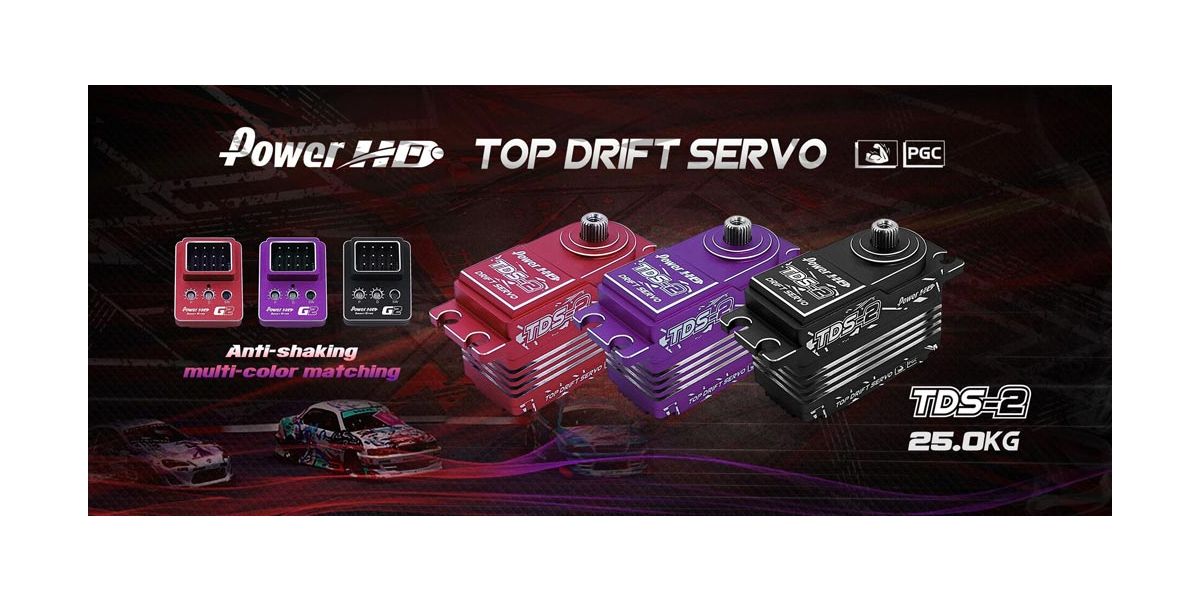 Power HD Servo Power HD TDS-2 Black Low Profil HV (25kg/0.09s) - 3