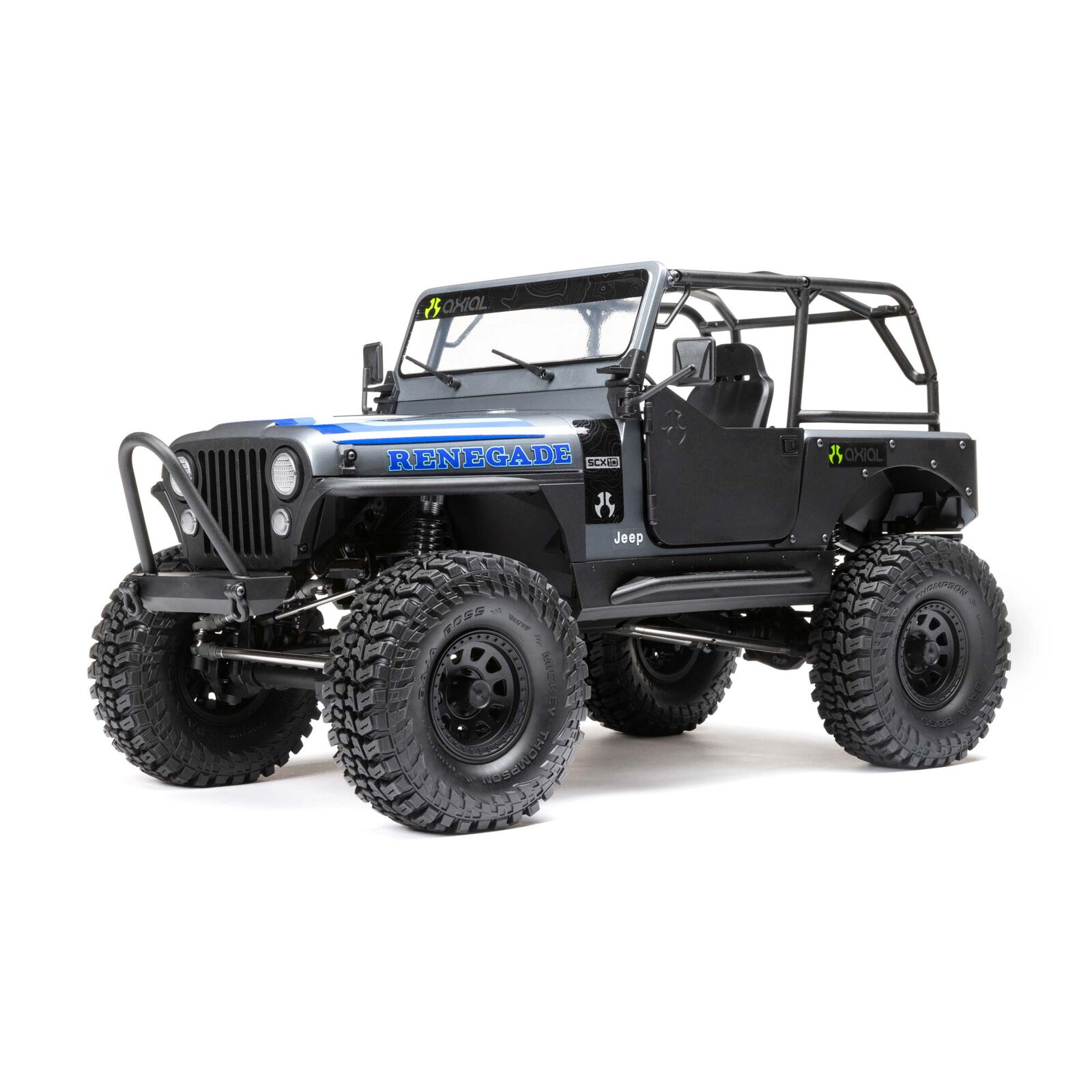 Axial 1/10 SCX10 III Jeep CJ-7 4WD Brushed RTR, Grå - 2